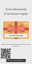 Load image into Gallery viewer, Buoni Regalo da 10-25-50-100 euro
